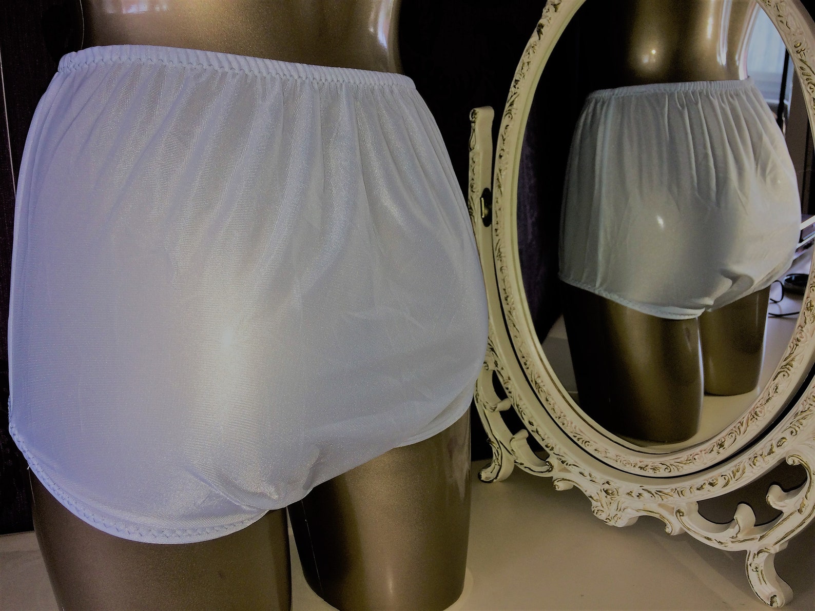 Vintage Style slips 70 ' s 80 ' s grandmère culottes culottes gris