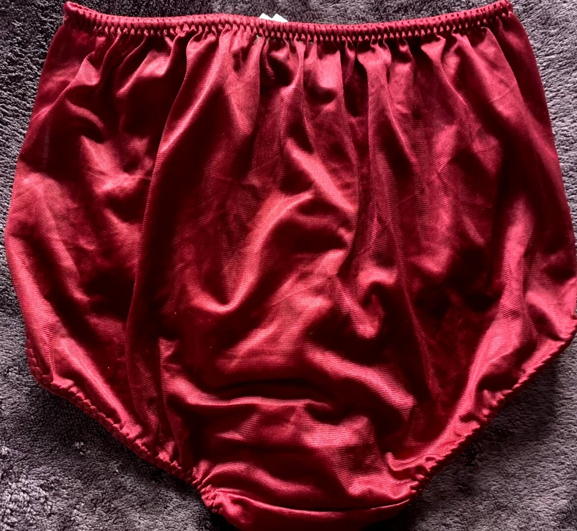 Vintage Style Knickers 70 s 80 s Granny Panties Knickers OLIVE Green 