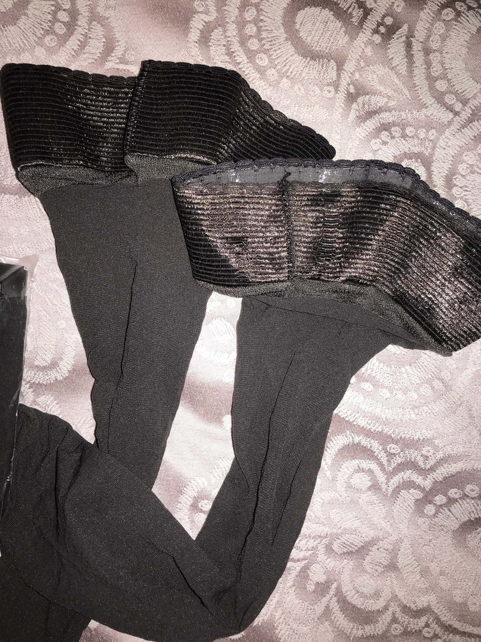 PMVintage Lace Hold Ups Super Stretch main image 1