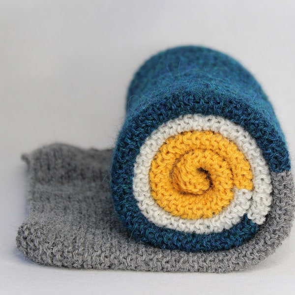 Babydecke, gestrickte Babydecke, Kinderwagendecke, Decke zur Geburt, Geburtsgeschenk, Wolldecke Strickdecke,  Handarbeit