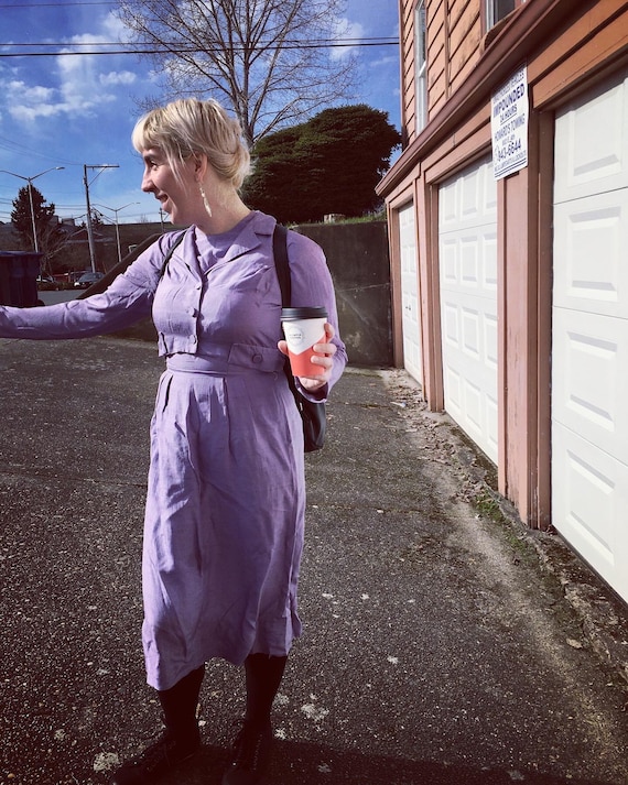 Lavender Suit Dress