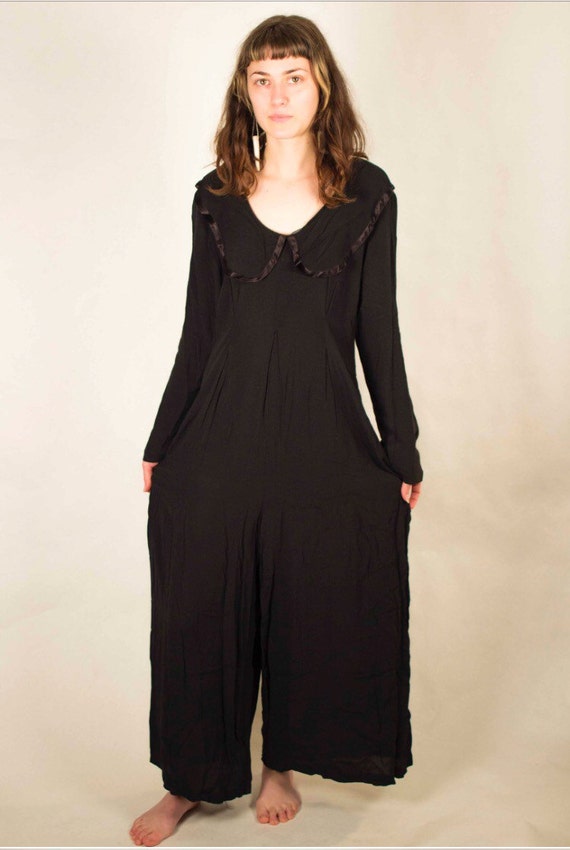 Black 80's Jumpsuit