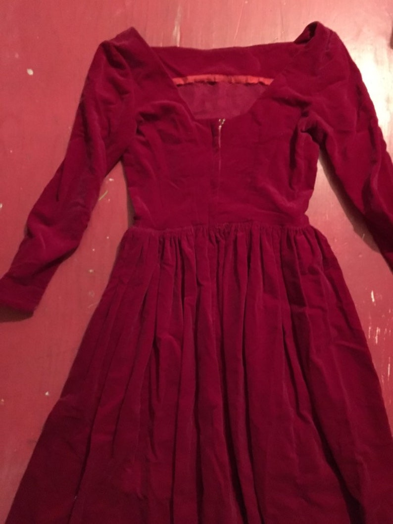 Red Velvet 60/'s Dress