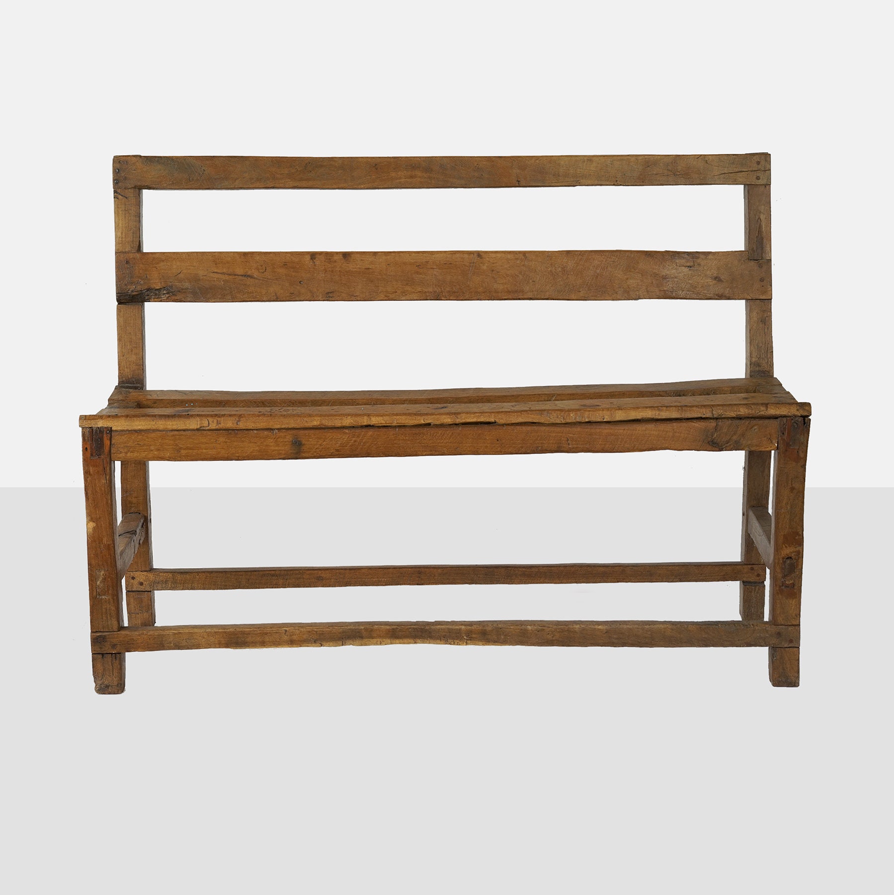 Vintage Mexican Wood Bench Mexican Mesquite Wood Bench Etsy