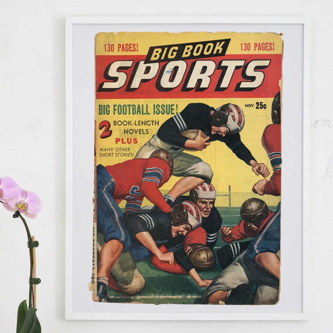 1947 Big Book Sports Magazine Archival Print Vintage Sports Etsy