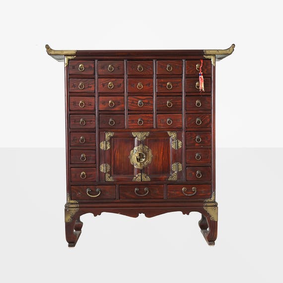Vintage Korean Apothecary Cabinet Korean Medicine Chest Etsy image 0 - Vintage Korean Apothecary Cabinet Korean Medicine Chest Etsy