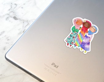 Hijabi Doll Waterproof Sticker, Muslim Girl Accessory