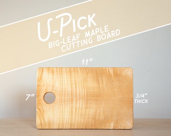 7"x11" BIGLEAF MAPLE cutting board