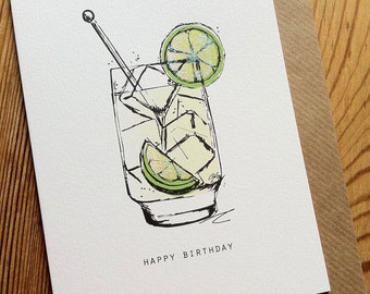 G&T Birthday Card