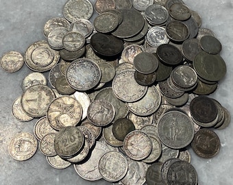 30 Grams Plus Of World-Wide Silver Coins