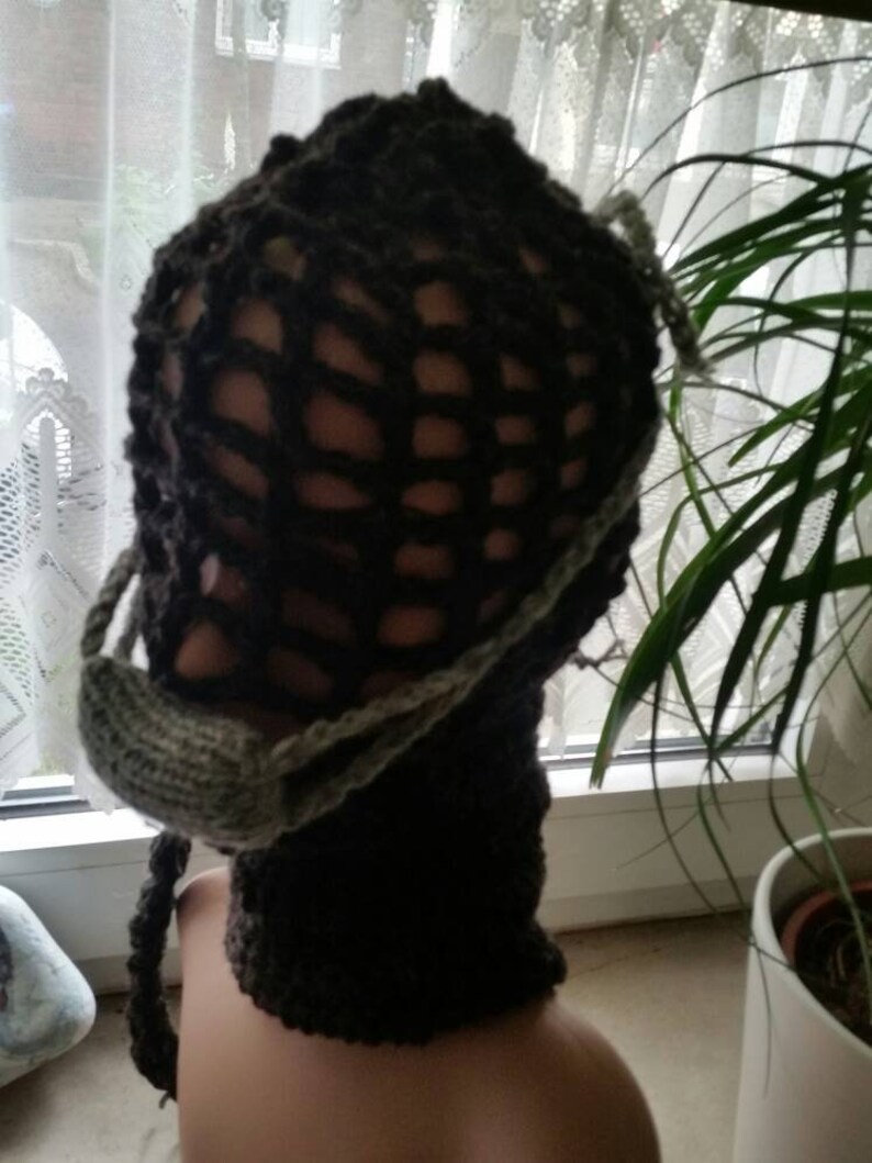 Balaclava slip cap storm hood sheep/'s wool scratchy