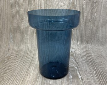 Rare 1960s Vintage Lisa Johansson Pape Glass Vase Finnish Iitalla Achillea