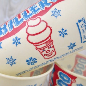 3 Vintage Mister Softee Chilleroo Cups Retro 1960s 1970s Wax | Etsy