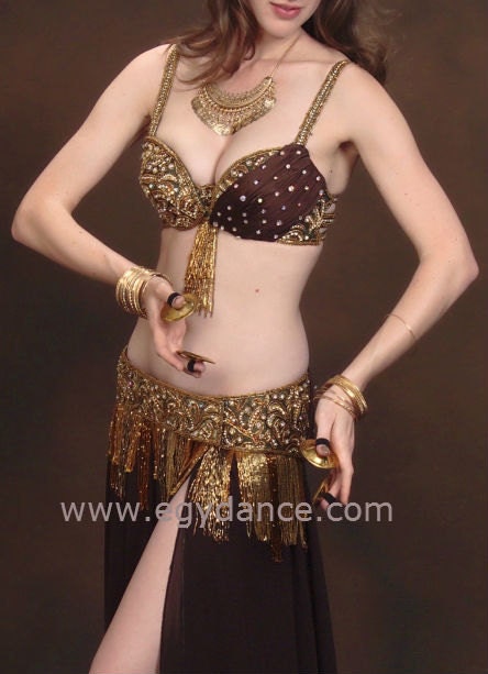Egyptian Gold Belly Dance Set Sexy Tribal Belly Dancer Costume for Women/ girls Beautiful Lingerie Party Outfit Gift for Her 