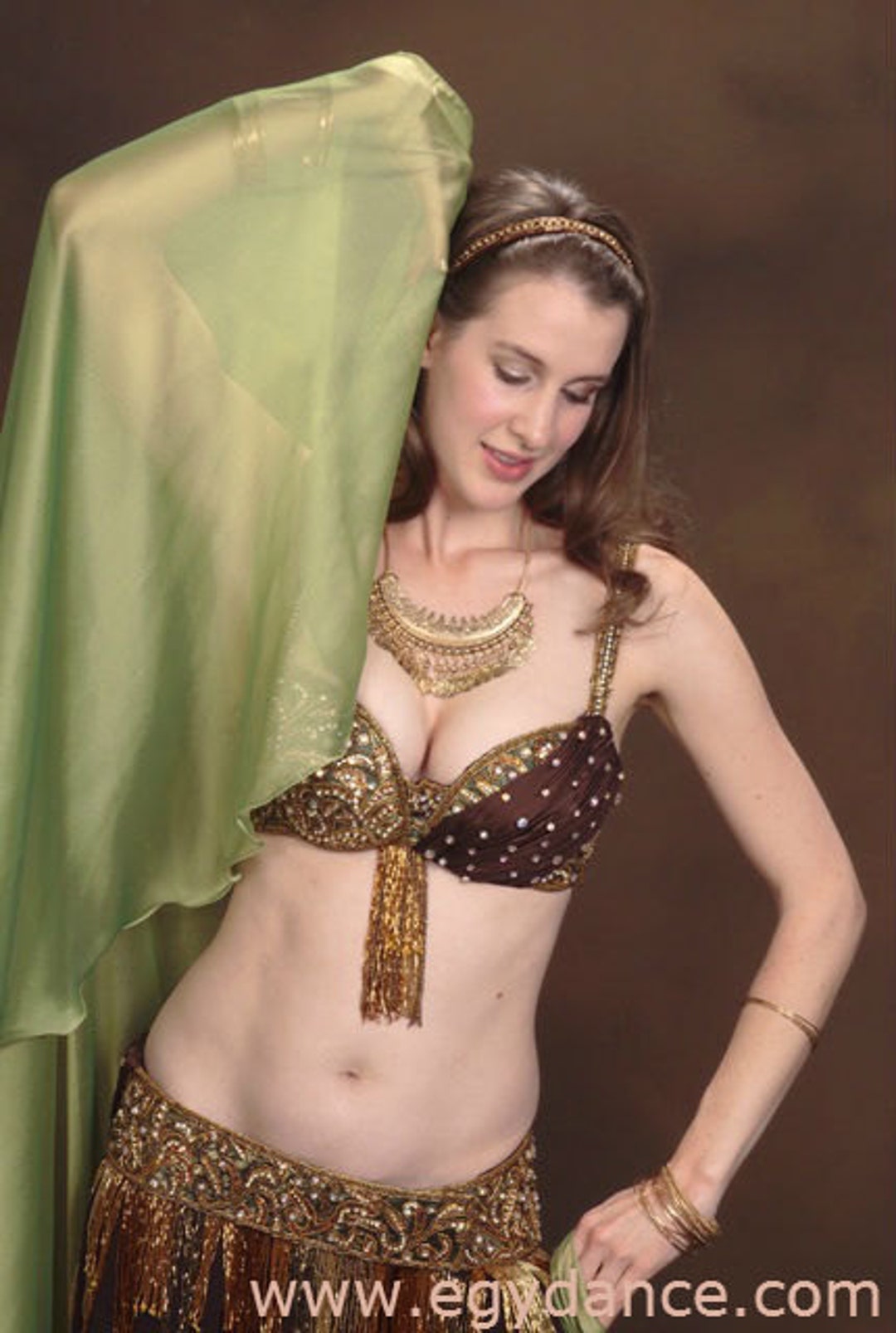 Egyptian Gold Belly Dance Set Sexy Tribal Belly Dancer Costume for Women/girls  Beautiful Lingerie Party Outfit Gift for Her 