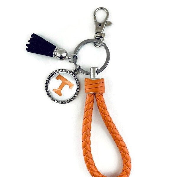 University of Tennessee Key Chain | University of Tennessee Wristlet | Tennessee Purse Charm | UTK Purse Charm | Tennessee Gifts | UTK Gifts
