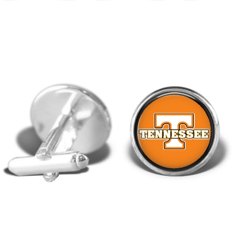 Groomsmen Gifts UTK Cuff Links Officially Licensed College Cuff Links University of Tennessee Cuff Links College Gifts Tennessee Gifts