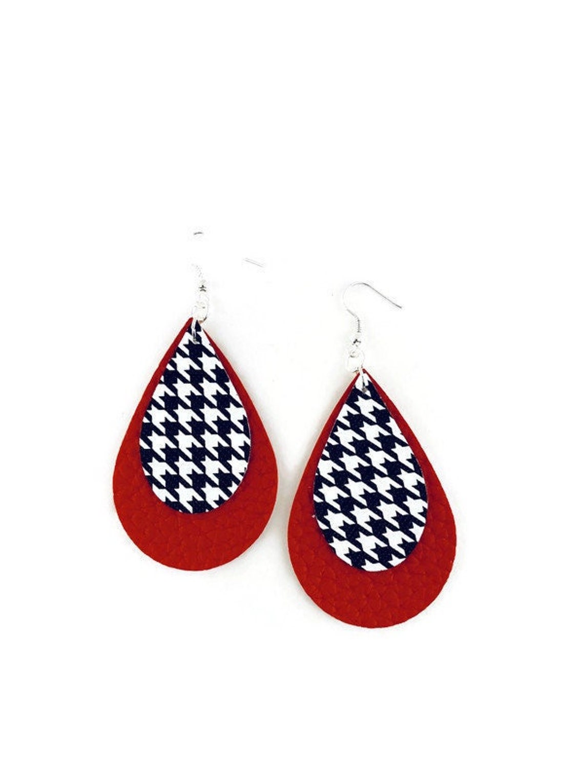 University of Alabama Earrings Crimson Tide Earrings Game Etsy