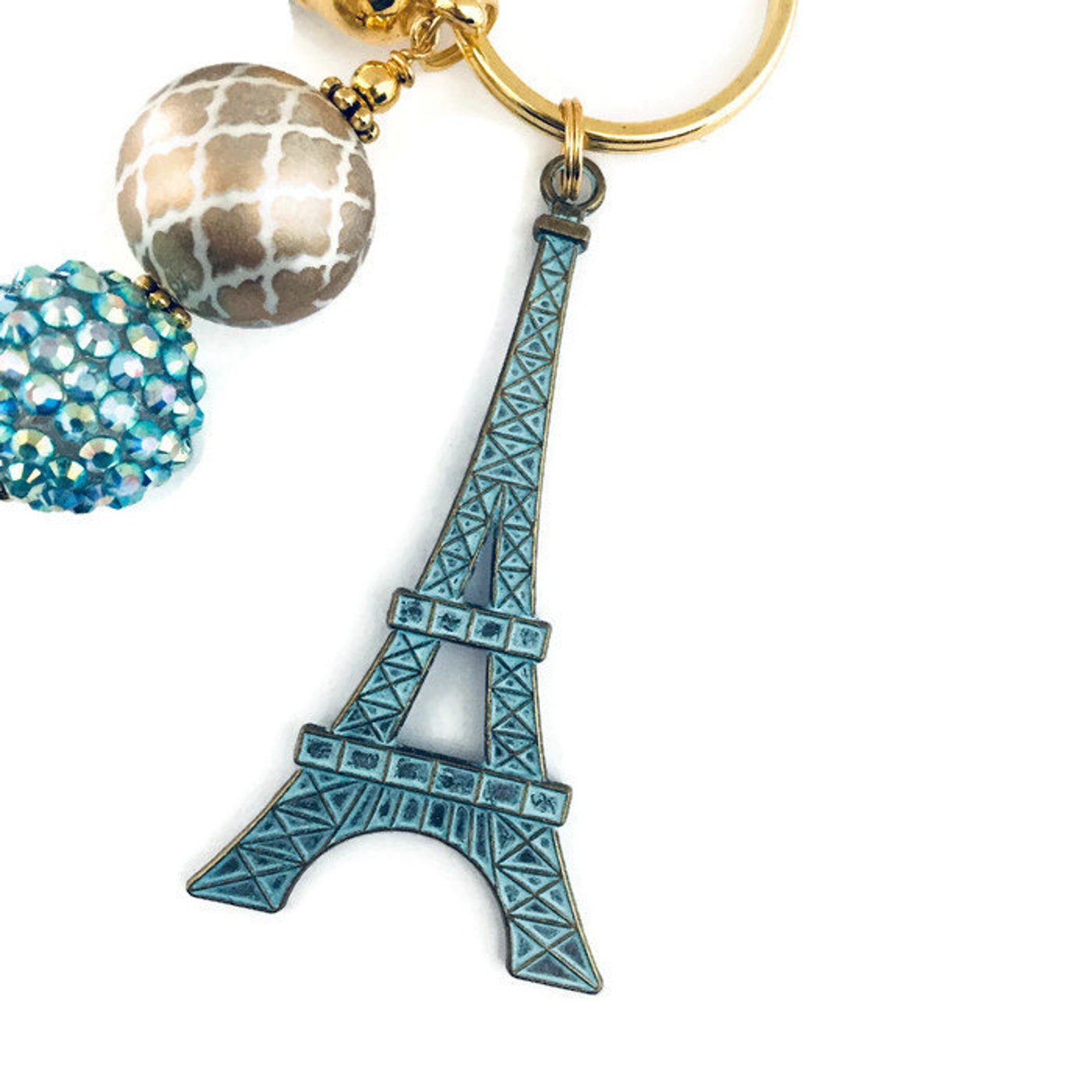 Eiffel Tower Key Chain France Key Chain Paris Key Chain Etsy