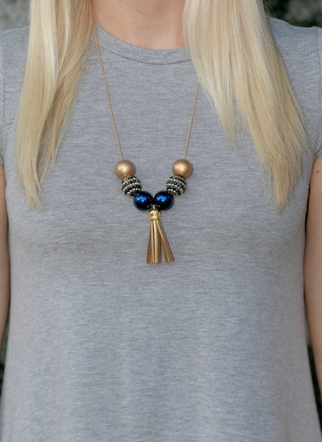 Game Day Necklace Game Day Jewelry College Necklace Etsy