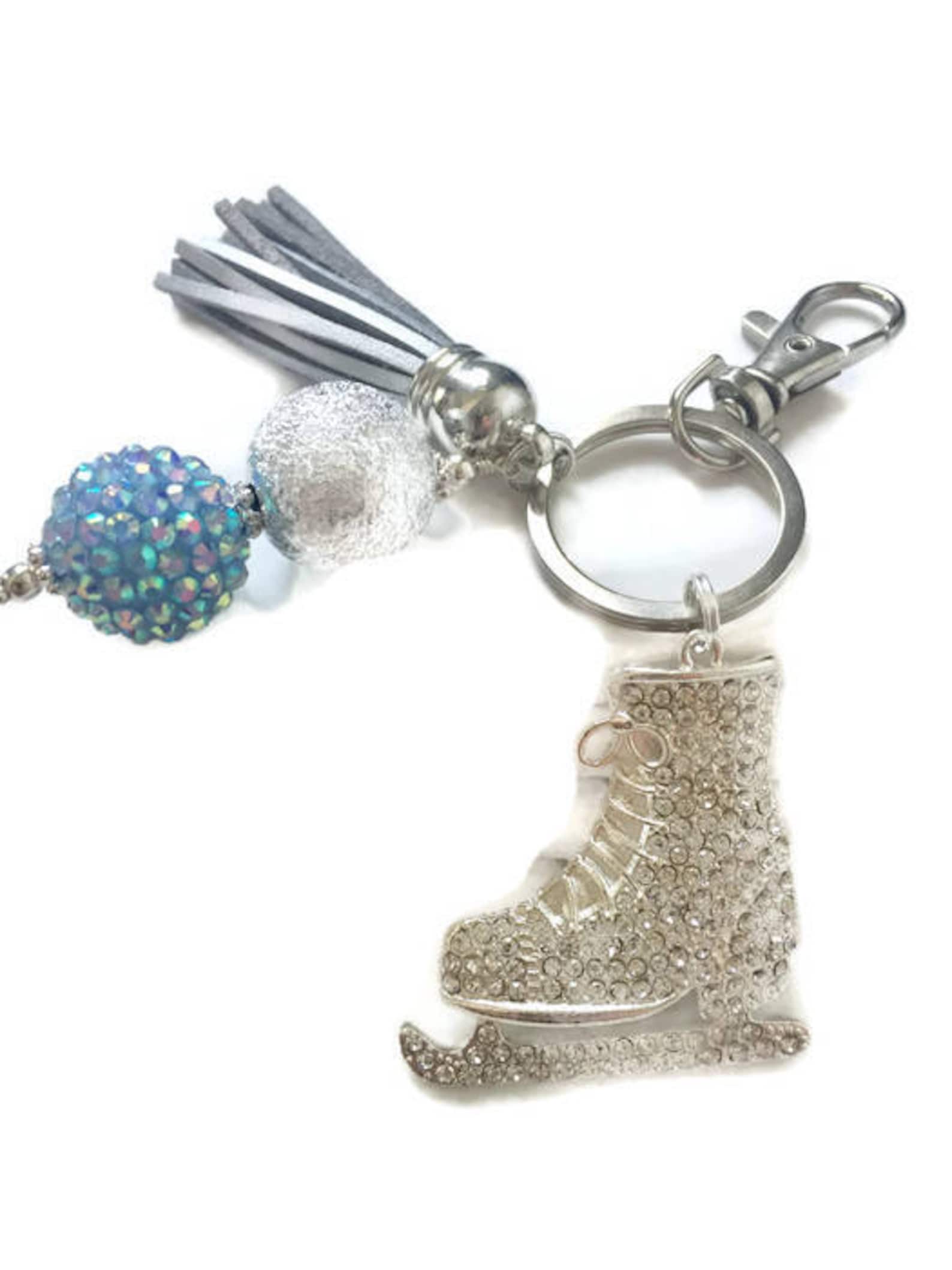 Ice Skating Key Chain Ice Skater Gifts Ice Skater Key Chain Etsy