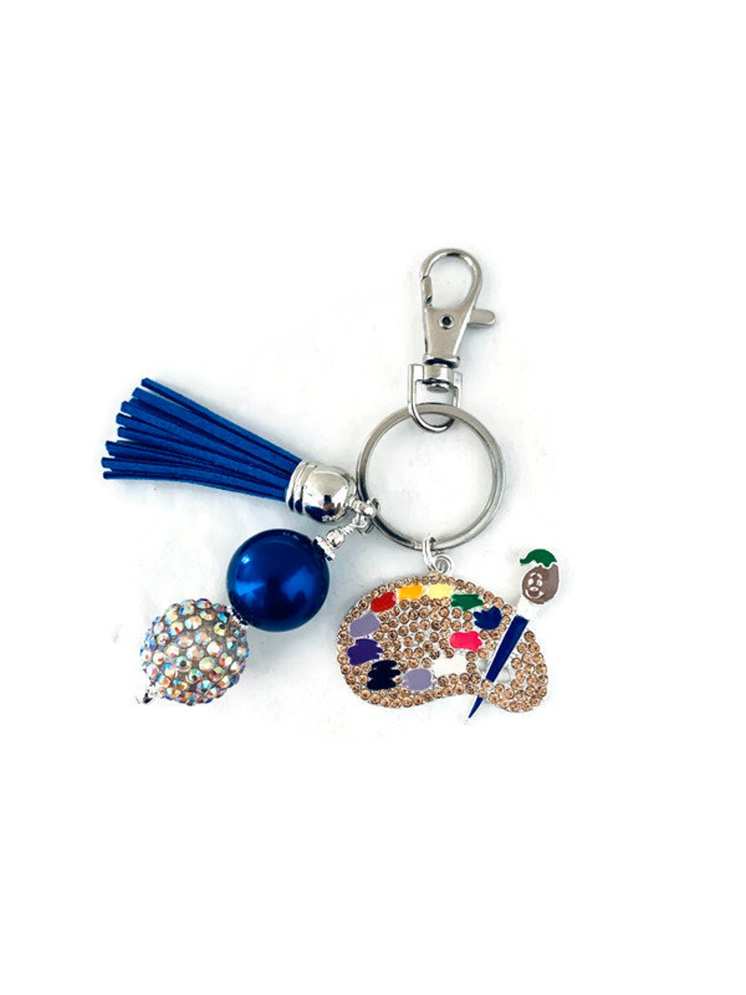 Artist Paint Palette Key Chain Painter's Palette Key - Etsy