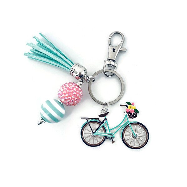 Bicycle Key Chain Etsy