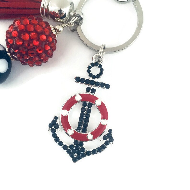 Anchor Key Chain Nautical Key Chain Beach House Gift Etsy