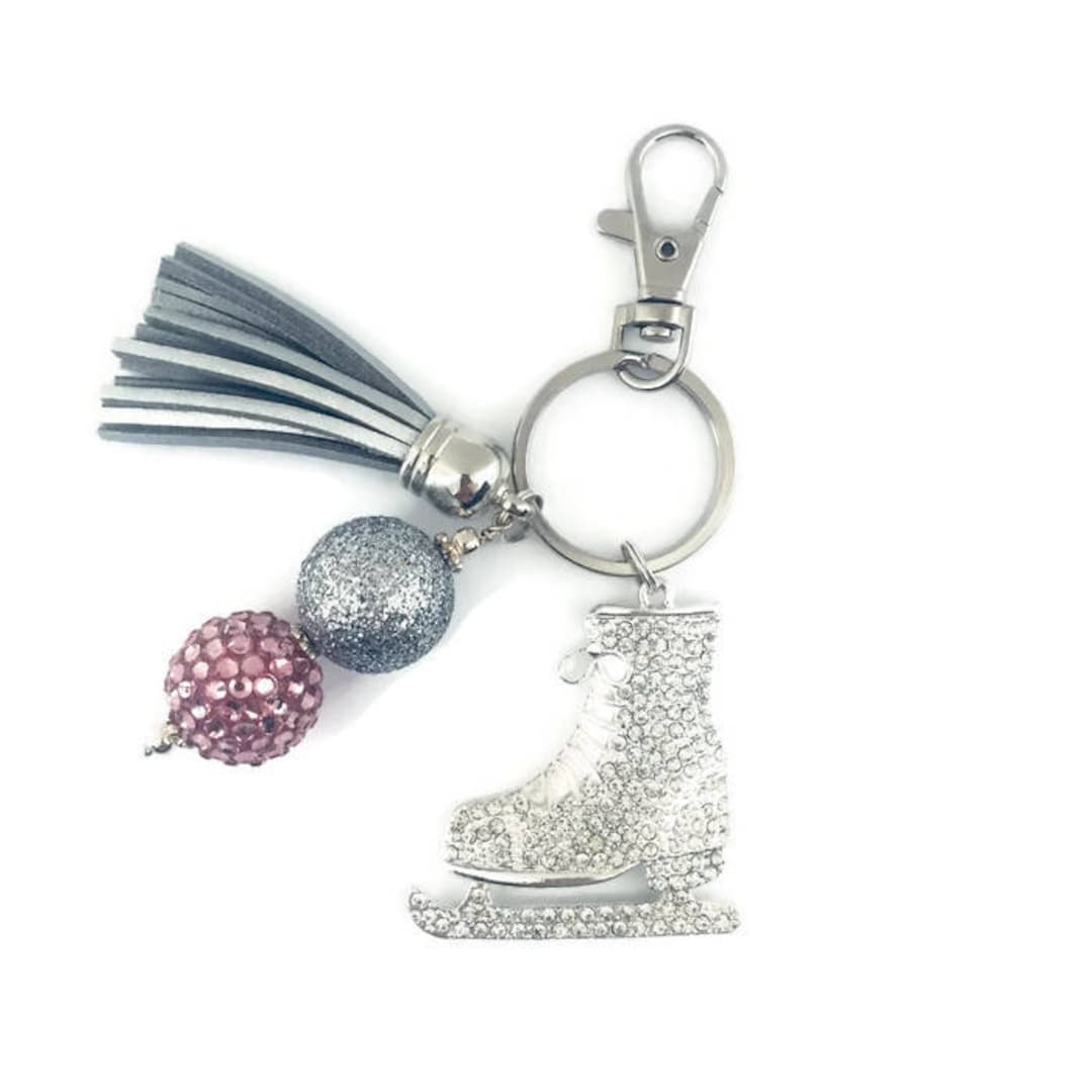 Ice Skating Key Chain Ice Skater Gifts Ice Skater Key Chain Ice Skating