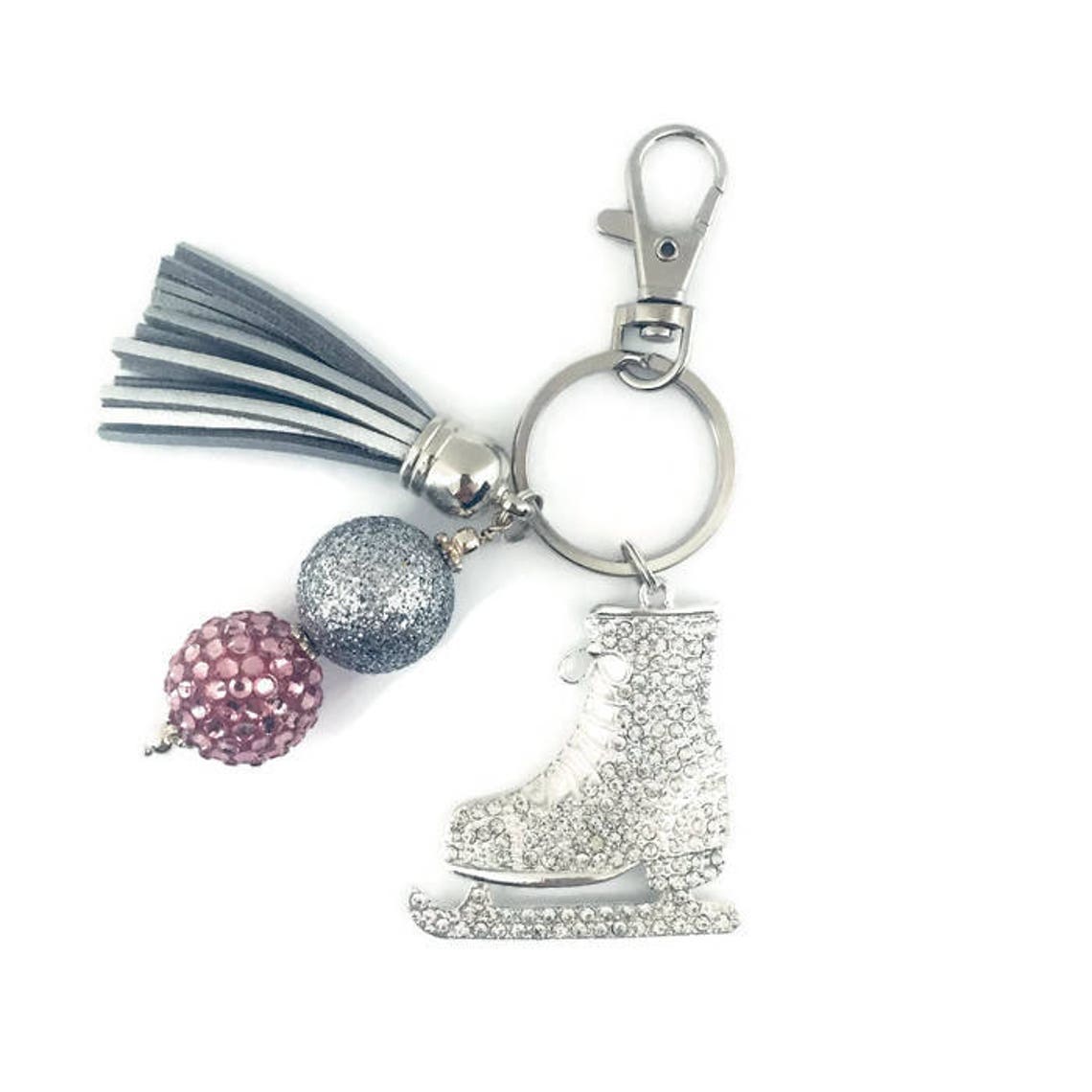 Ice Skating Key Chain Ice Skater Gifts Ice Skater Key Chain Etsy