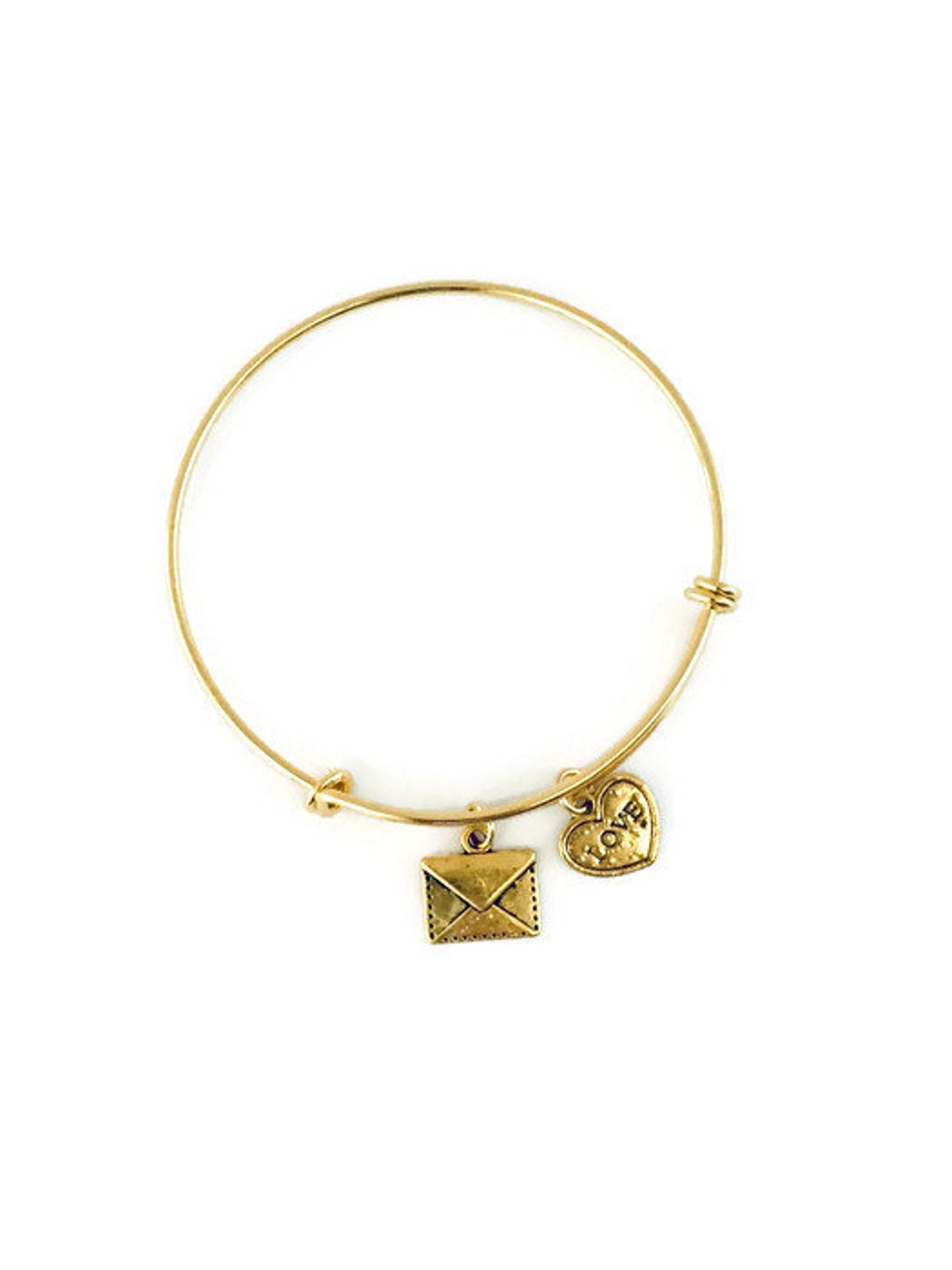 Personalized Gold Letter Bracelet Valentine Giftdouble 