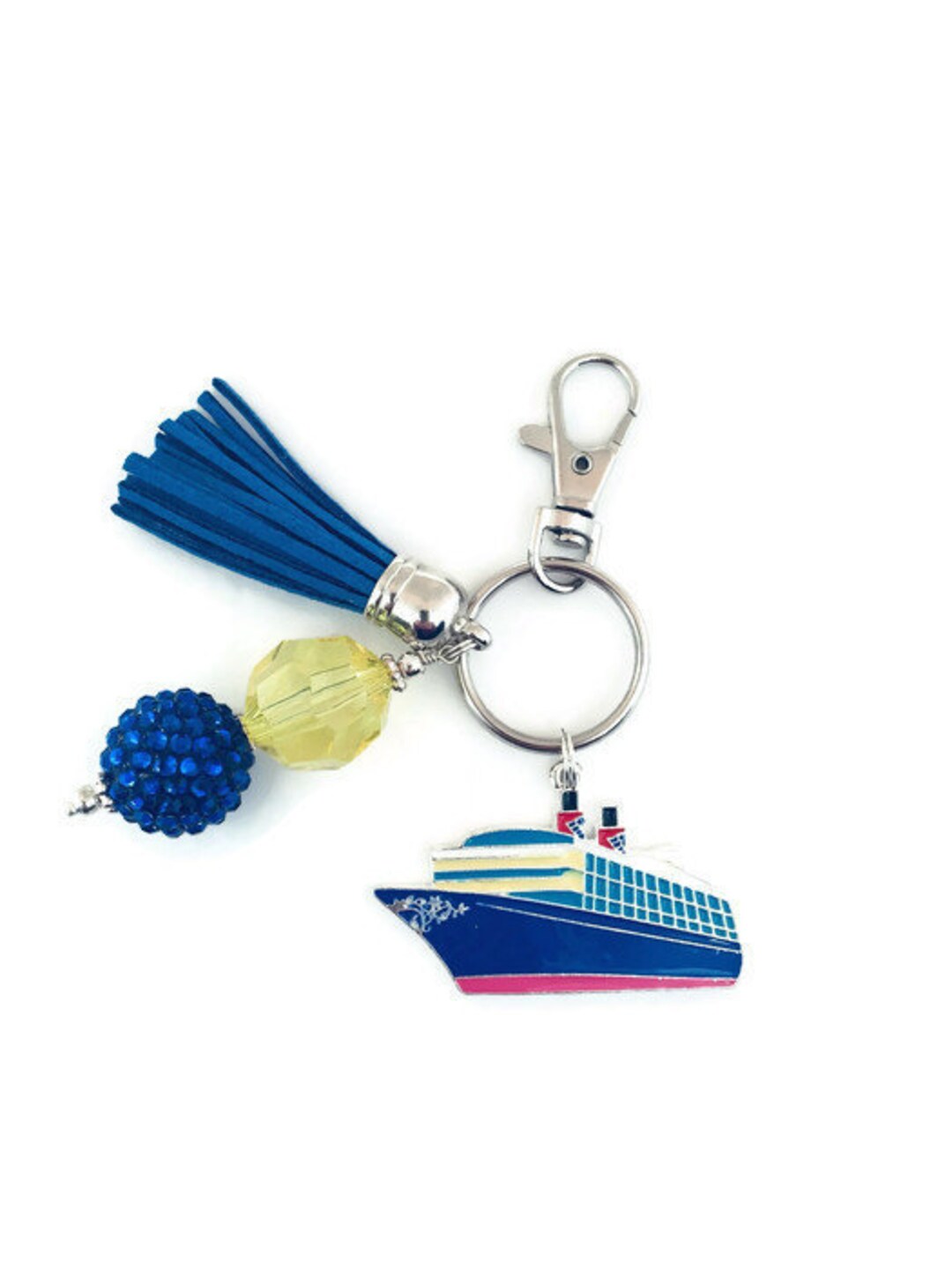 Cruise Ship Key Chain Cruise Ship Key Ring Ship Key Chain Boat Key