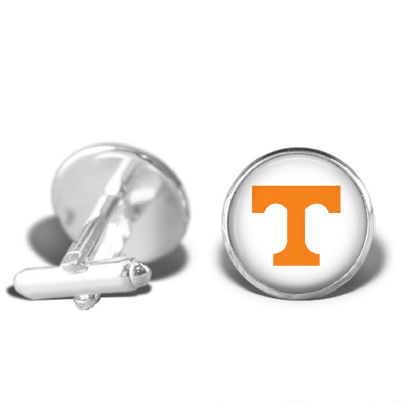 Groomsmen Gifts UTK Cuff Links Officially Licensed College Cuff Links University of Tennessee Cuff Links College Gifts Tennessee Gifts