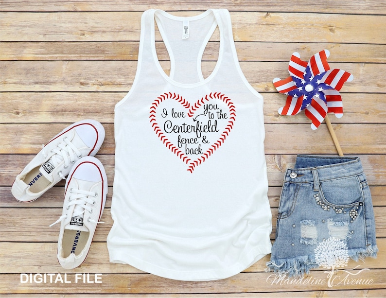Download I Love You To The Centerfield Fence And Back Baseball Svg ...