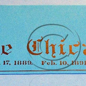Decalcomania per acquascivolo della macchina da scrivere Chicago