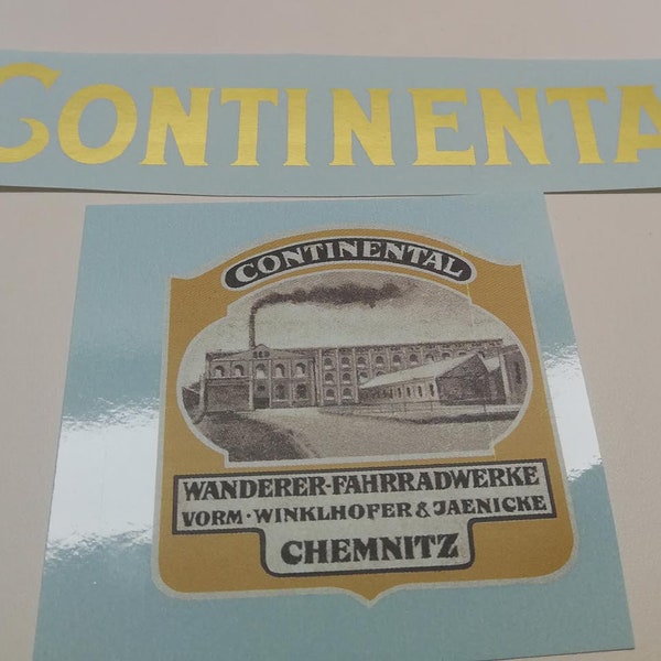 Continental Standard Schreibmaschinensticker Set