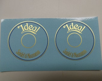 Ideal A typewriter ribbon spool decals