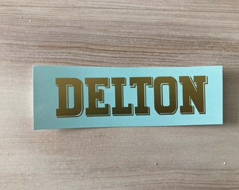 Delton calculator - adding machine  Water Slide Decal