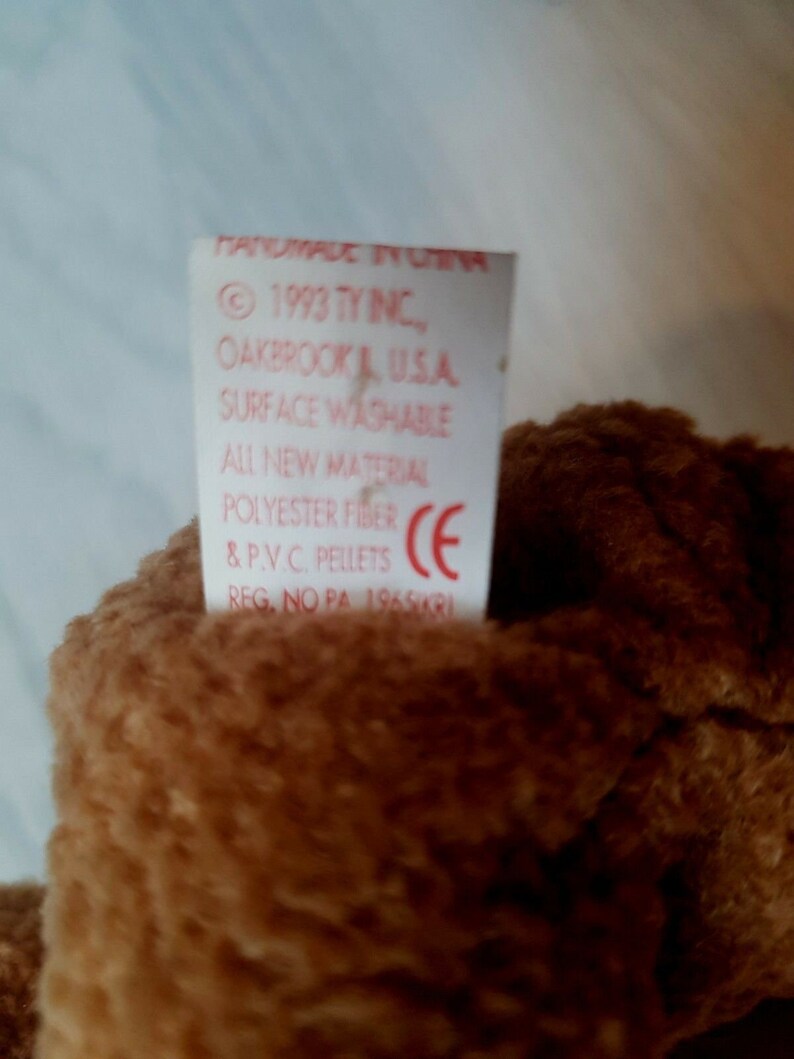 TY Beanie Babies Curly Rare Deformed With Bottom Tag and | Etsy
