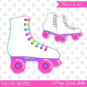 Printable PNG, Sublimation, Roller skates clipart, Roller skating clip art, Skating clipart, Skates, Roller skating birthday clipart