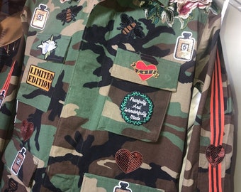 Embellished Military Jacket (Women)