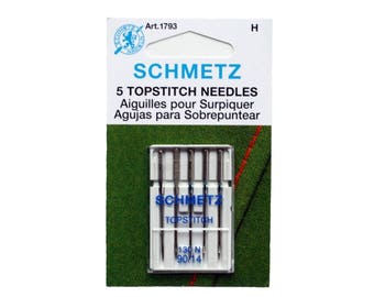 Aiguilles pour Surpiquer SCHMETZ #90/14 / Livraison Gratuite
