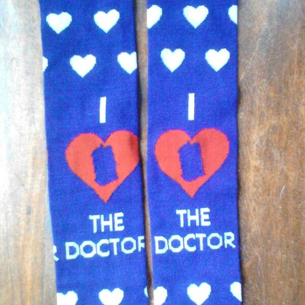 Doctor Who leg warmers, Doctor Who Baby Leg Warmers, I heart the doctor baby leg warmers, geek baby, dr who, unique baby gift