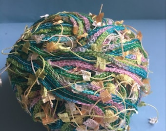 Karabella Yarns Fireworks 4 skeins Multi Colored Pastels 50g. Made in Italy