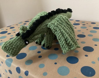 Crochet Dragon Doll: Handmade Amigurumi Toy
