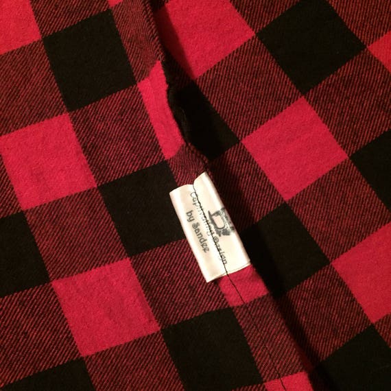 Buffalo Plaid King or Queen Blanket Red and Black Buffalo Plaid Reversible Blanket King Size or Queen Size Etsy