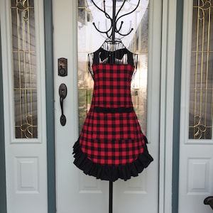 Buffalo Plaid Apron