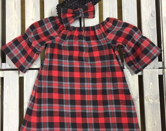 Buffalo Plaid Baby/Toddler Dress