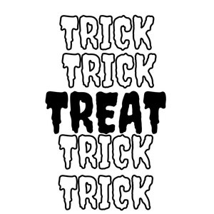 Truco o trato Spooky Font Halloween Descarga digital