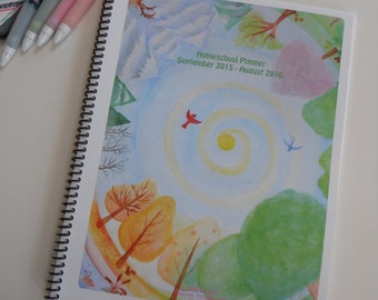 PDF File July 2024 - August 2025 Homeschool Planner *Full size*